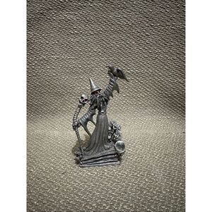Spoontiques Pewter Wizard Sorcerer Skull Staff Bird Spell Figurine MR945